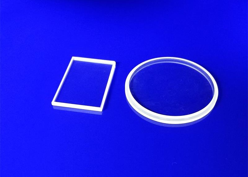 Morse 6.5 Optical Glass Thin Round Fused Silica Plate
