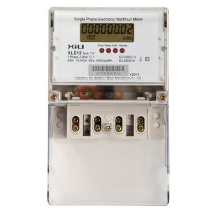 China Anti Tampering Single Phase Energy Meter / digital KWH meters 50Hz or 60Hz wholesale
