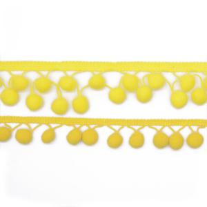 China Garment Accessories Home Textile 2.5cm Pom Pom Trim wholesale
