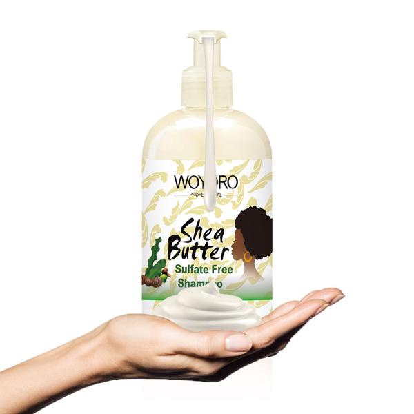 Quality Shea Butter 500ML SLS Free Hair Shampoo Mild Without Stimulation for sale