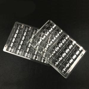 China 30 Cavities Macaron Clamshell Packaging Rectangular Plastic Cake Containers wholesale