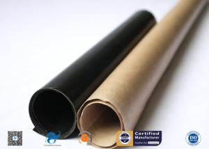 China Heat Resistance Non-Stick E-Glass Plain Woven PTFE Coated Fiberglass Fabric wholesale