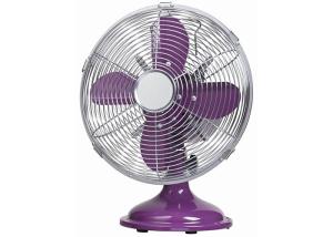 China Decorative 12&quot; Metal Antique Electric Desk Fan 3 Speed Full Copper Motor wholesale