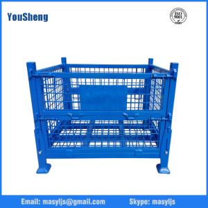 China Heavy loading capacity foldable steel container wholesale
