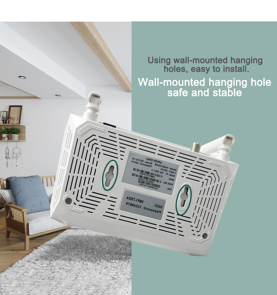 1 Usb 10W 1GE 3FE Xpon Gepon Onu Wifi Catv Home Gateway Unit