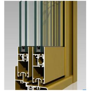 China Champagne 6063 T5 Mill Finishing Anodizing Aluminum Profile wholesale