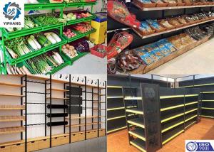 China 3-6 Layers Gondola Metal Retail Shelving Display Racks ISO9001 wholesale