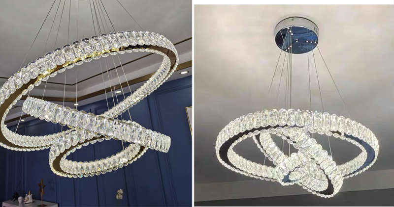 Luxury Led Living Room Chandelier Modern Creative Staircase Lamp nordic chandelier(WH-CY-234)