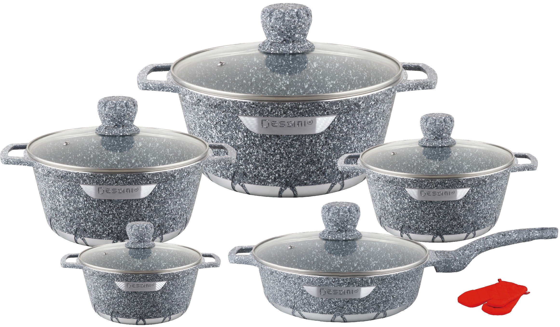 Factory Direct pot set cookware set cooking kitchen aluminum die casting cookware sets