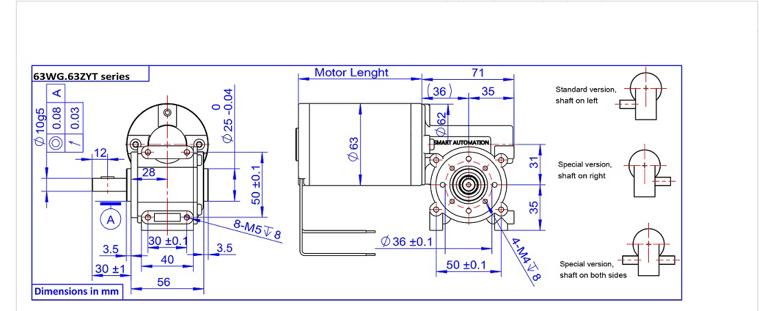 Automatic Dc Door Opener Motor 12v 24v with Worm Planetary Gearbox for Door Gates Automation Opening Lifting and Sliding