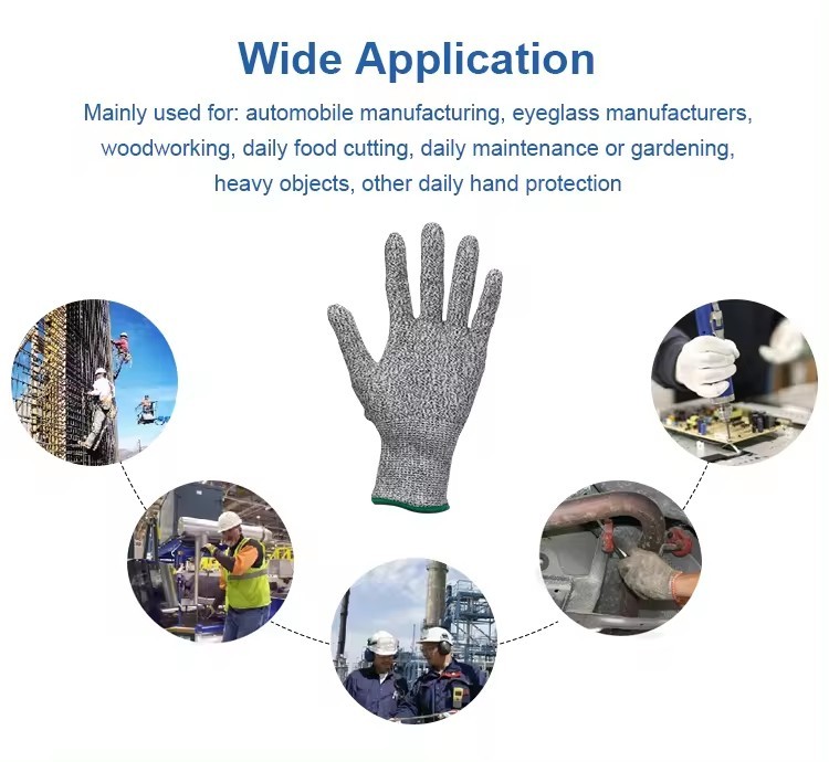 EN388 Safety Protection Cut-resistant Gloves Anti-cutting Series Safety Gloves Wear-resistant Tear-resistant