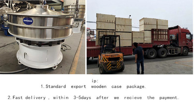 Stainless Steel Ultrasonic Vibrating Screen High Precision Strong Adsorption