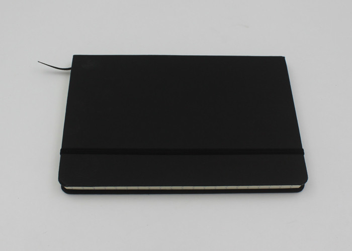 Custom A5 Size Recycled Paper Notebook with Embossed Logo Moleskine Style