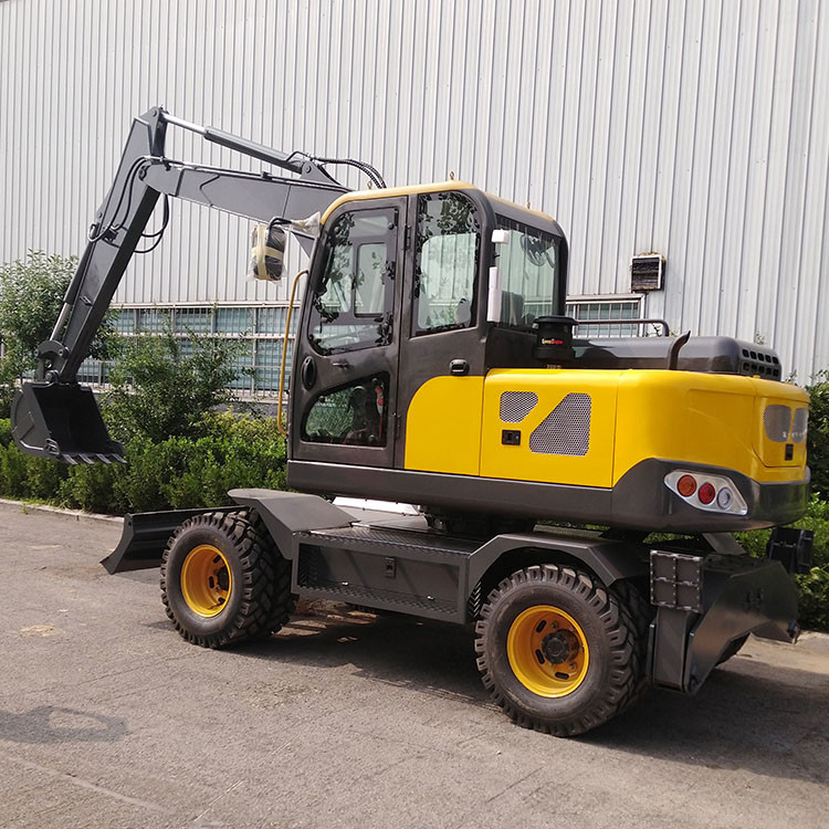 ZHONGMEI Excavator 35KM/h Big Digger 7 Tone Large Wheeled Excavator With CE