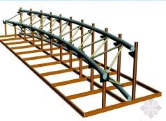 China Helical Prefabricated Steel Roof Trusses wholesale