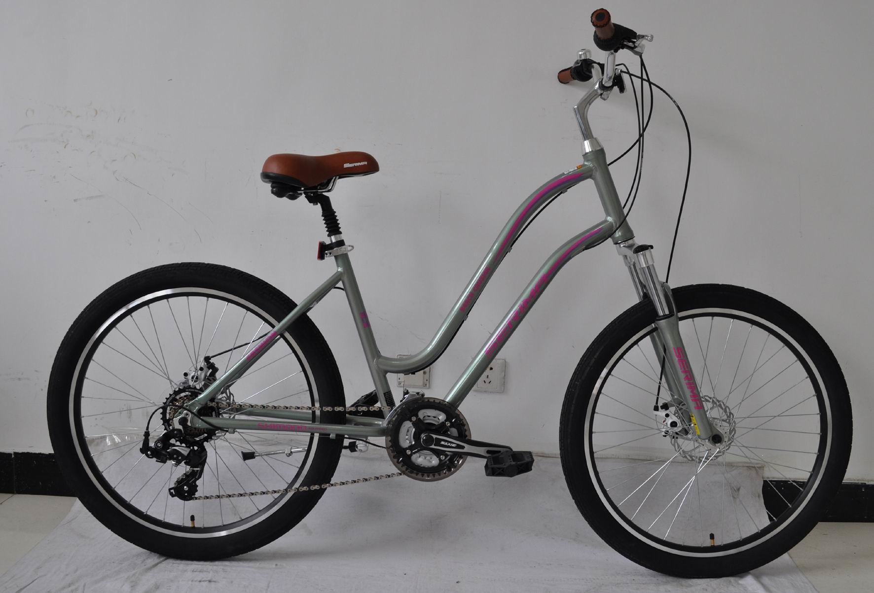 Tianjin manufacturer 26 inch steel city bike/bIcycle/bicicle with Shimano 21 speed