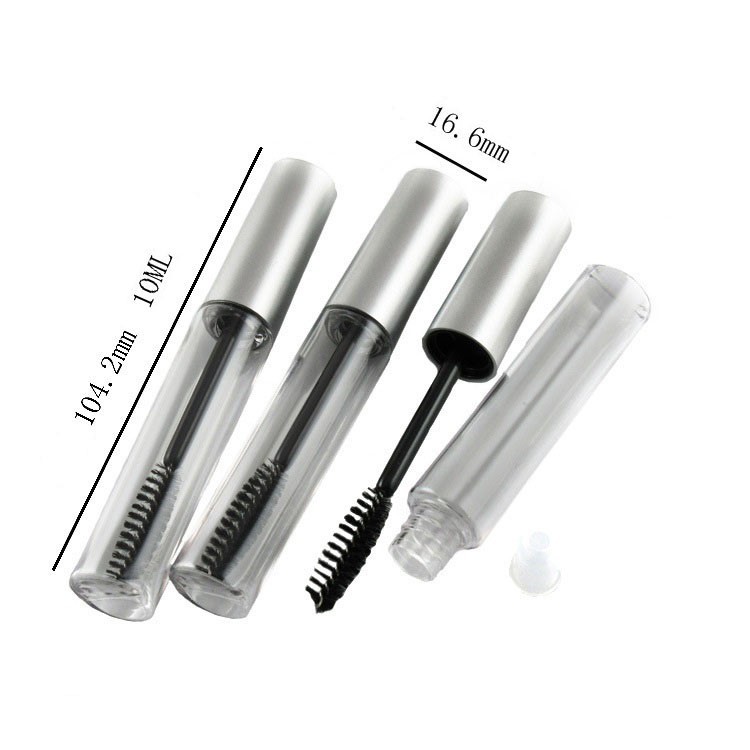 Cosmetics 10ml Glass Plastic Mascara Tube OEM Fashionable