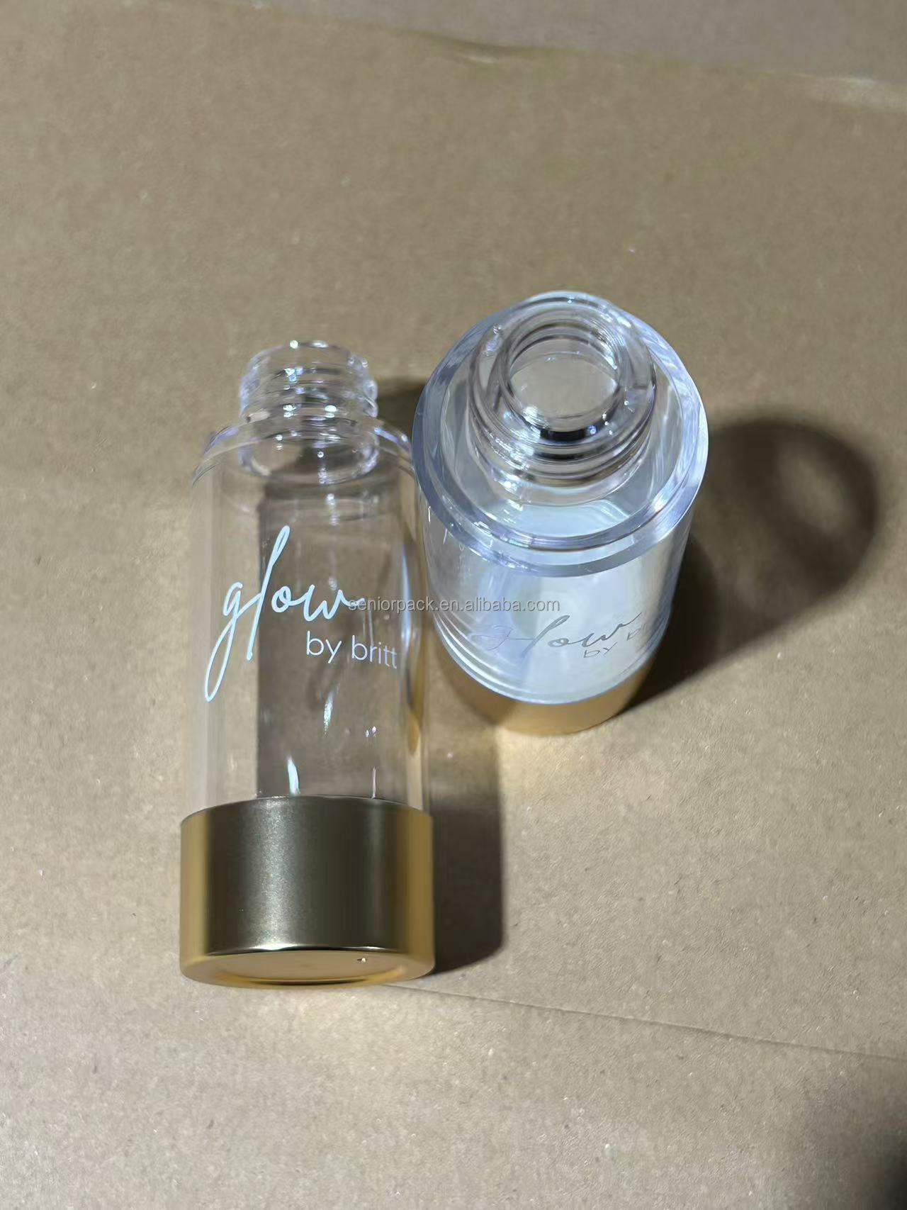 AS Base Material Luxury Empty Airless Spray Pump Bottles 15ml 30ml 50ml 80ml 100ml 120ml for Travel Skincare Convenience
