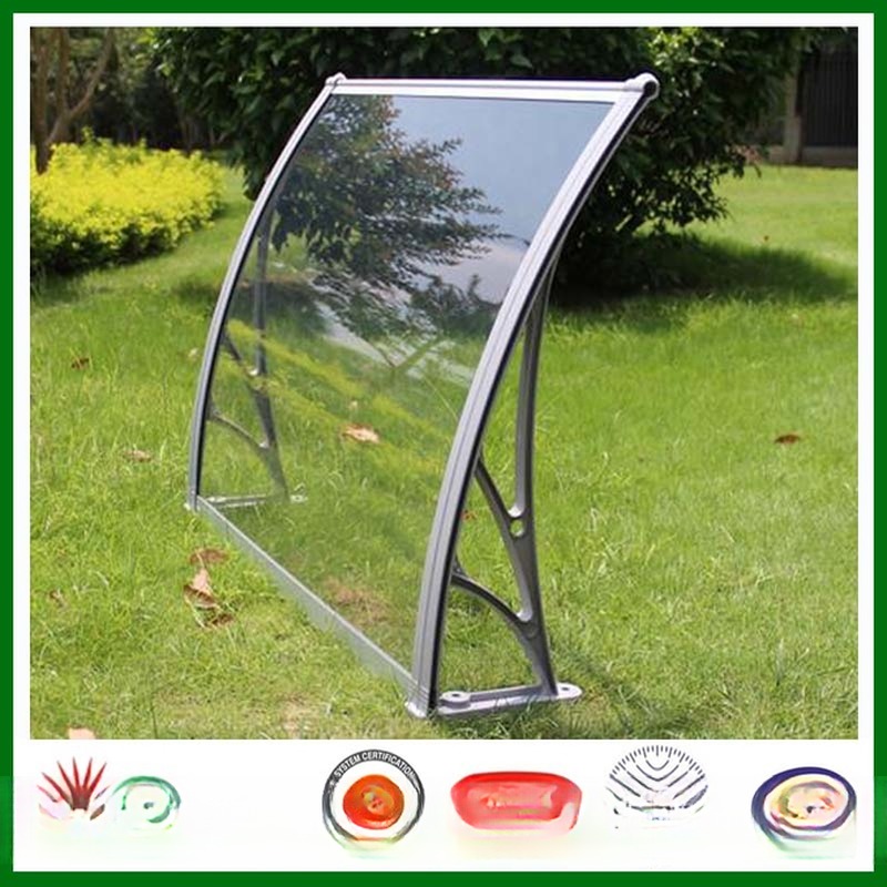 Manual Sun Protect Polycarbonate Window Door Awning Canopy Sheet Self Clean