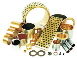China Maintenance Free Self Lubricating Bronze Bushing With Graphite Filled Grooves wholesale