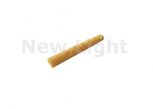 China Yellow Color Fiber Optic Parts ST Tail Set 2.0 / 3.0 Mm Diameter For Fiber Patch Cord wholesale