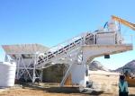 Stable Performance Mobile Concrete Batching Plant 75CBM / H Capacity