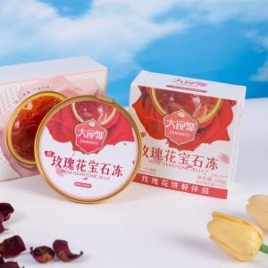 China Rose Herbal Jelly Dessert 168g Plant Based Functional Food Supports Skin Health and Female Wellness Ready to Eat Low Sugar Clean Label Snack wholesale