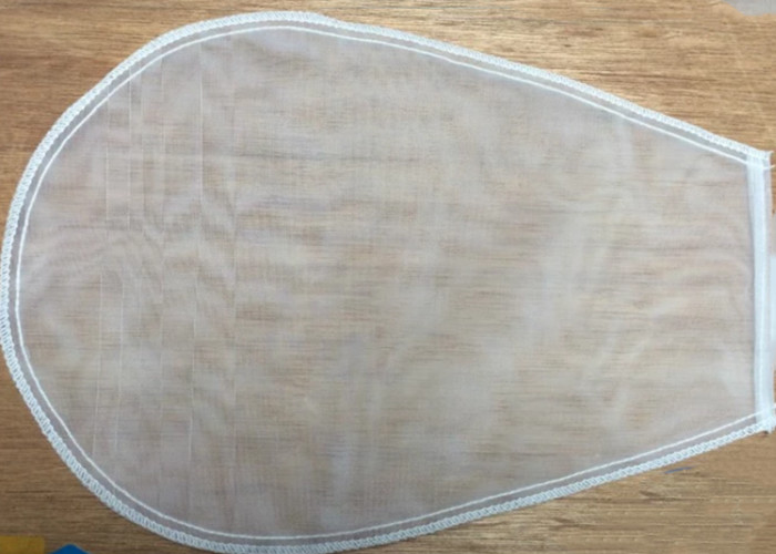 Round Shape Liquid Filter Bag 99% Filter Rating Nylon Material FDA Certification