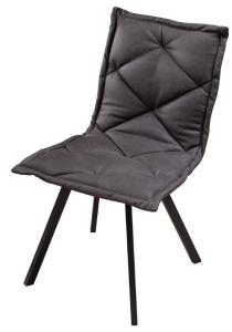 China Modern Fabric Upholstered Dining Chairs 600*520*870 wholesale