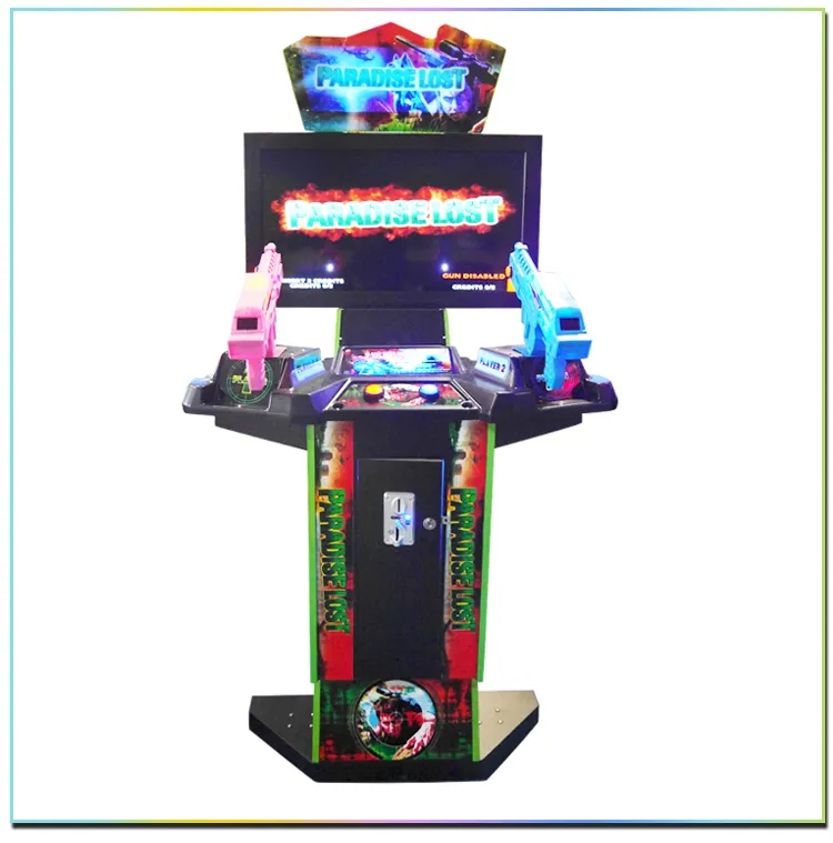 Upgrade Your Arcade 42" Laser Shooting Machine With Pedal Arcade Gun for Game Centers