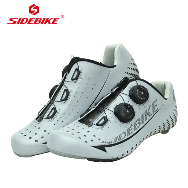 OEM Carbon Road Bike Shoes , Quick Lace - SPD Cleat Compatible Mountain Road