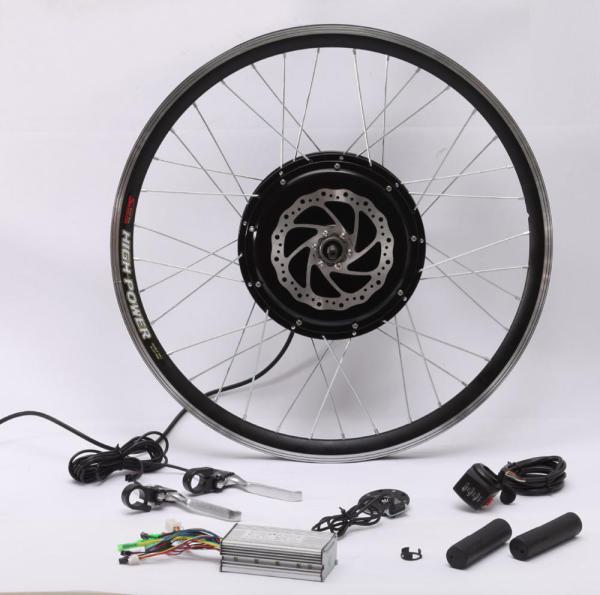 48v 1500w Speed 50-60 Km/H Hub Motor Kit , Electric Bike Kit With Battery Weight