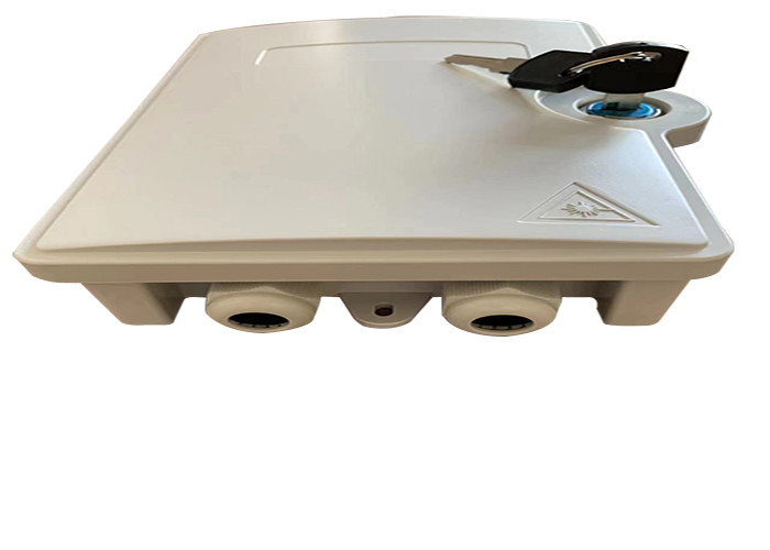 2 core Outdoor Fiber Optic Distribution Box, PC+ABS material, IP55