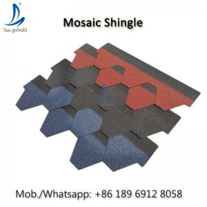 China Factory Sale Chinese Villa Color Roof Shingles, Asphalt Roof Shingle Tiles Price In Philippines wholesale