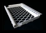 Building Expanded Metal Mesh Facades, 1200X2400MM Frame Aluminum Curtain Walls