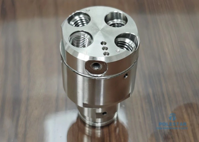 CNC Machined Parts Stainless Steel L Crimp Terminal Connector With OEM Surface