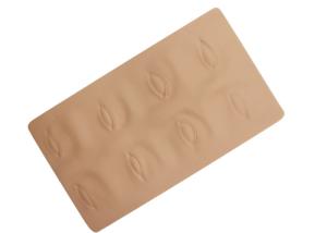 China OEM Rubber Fake Tattoo Practice Skins Permanent Makeup Eyebrow Practice Sheet wholesale