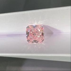 China 3ct Loose Synthetic Cushion Cut Diamond NGTC Certificated Fancy Light wholesale