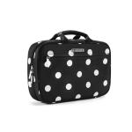 Wave Point Print Polyester Travel Toiletry Bag