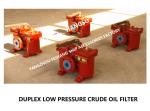 Double Oil Strainers For Oil Purifier Outlet AS16040-0.75/0.26 CB/T425-94 Duplex