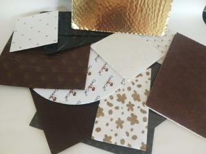 China Food grade Round 3ply 5ply Paper Cushion Pad Chocolate Cookie wholesale