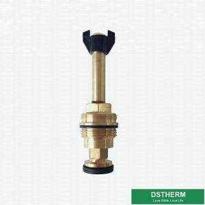 China 12 Bar Thread Nickel Plated Ppr Brass Stop Valve Cartridges wholesale