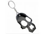 China Cool Skull Bottle Opener Keychain,Innovative cool casting black skull keychain bottle opener, logo engraved wholesale
