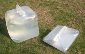 China Collapsible 5L 20L Plastic Jerry Can Semi Folding Water Storage Container wholesale
