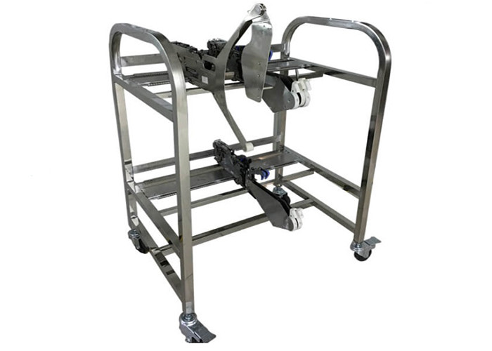 Mechanical SMT Feeder Cart , Lightweight Samsung / Juki Feeder Trolley
