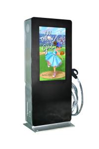 China 32 Inch Digital Touch Screen Display 6mm Glass With Backlit Power Outdoor Digital Totem wholesale