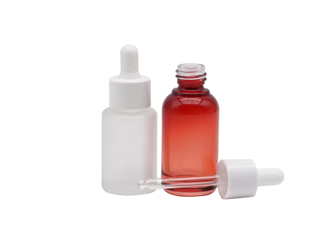 Empty Glass Dropper Bottles 30ml 50ml Transparent Dropper Bottles For Essential Oils