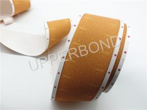 China Custom Hot Stamping Yellow Tipping Paper With Golden Line wholesale