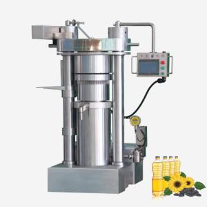 China Fully Automatic Cold Press Hydraulic Oil Presser 60Mpa Commercial Edible Oil Making Machinery Industrial Sesame Coconut Oil Extraction Machine wholesale