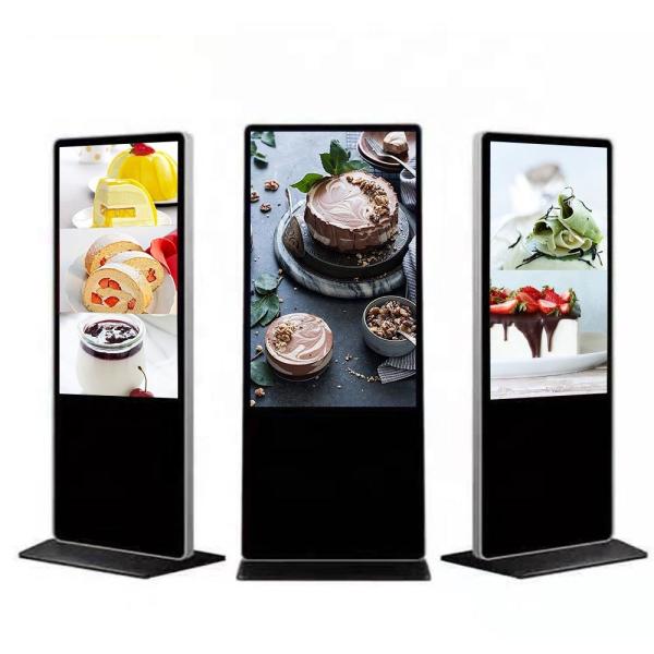 49 Inch Floor Standing Indoor Digital Signage Infrared Touch For Exhibition